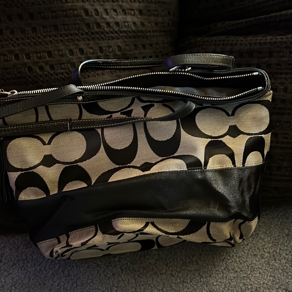 Black coach bag